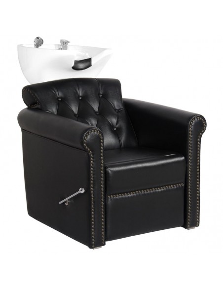 Gabbiano hair wash unit Berlin Lux black