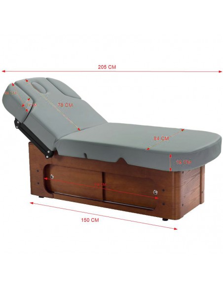 Spa cosmetic bed azzurro wood 361a 4 strong.
