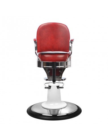 Gabbiano children's barber chair, maroon horse