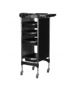 Gabbiano hairdressing trolley fx11-2 black