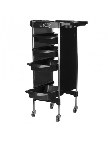 Gabbiano hairdressing trolley fx11-2 black