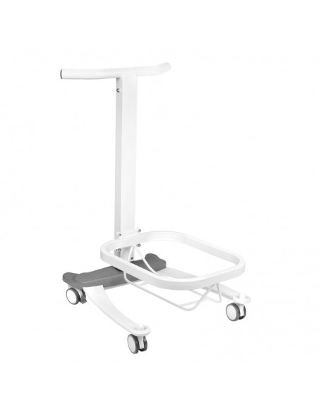 Comfort pedicure tray on wheels with lift function
