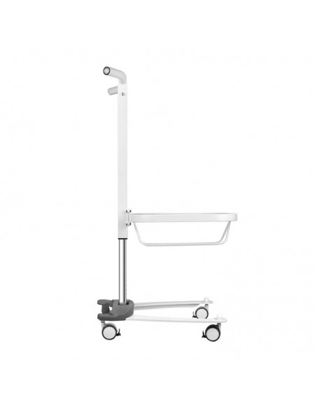 Comfort pedicure tray on wheels with lift function