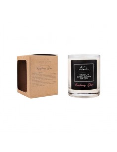 Apis natural soy candle raspberry glow 220g
