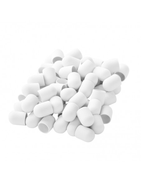 Exo Abrasive cap 13mm / 220 100 pcs hard cap white