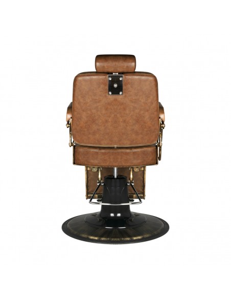 Gabbiano barber chair boss old leather light brown