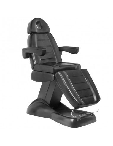 Electric cosmetic chair lux black