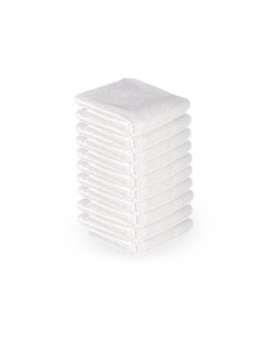 Microfiber towel 73x40cm 10pcs white