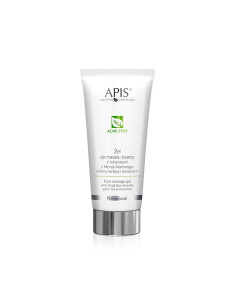 Apis acne-stop smoothing gel for face massage for oily skin with minerals from the dead sea, green tea and bamboo