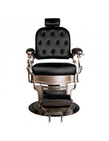 Old Ernesto Black Barber Chair Gabbiano