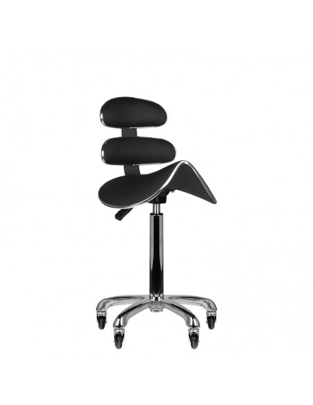 Roll speed am-880 black high cosmetic stool