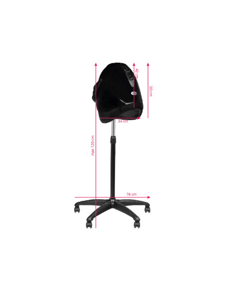 Gabbiano dryer standing hood lx-201s one speed black