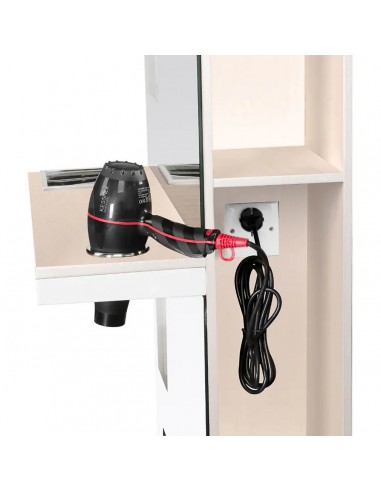 Gabbiano hairdressing console b058 pearl