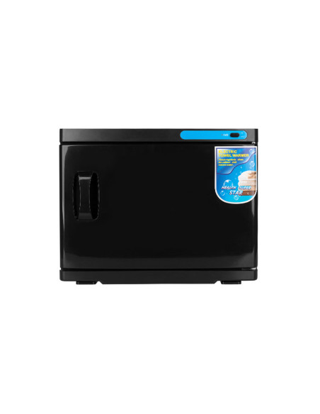 Hand towel warmer with uv-c 23l black sterilizer