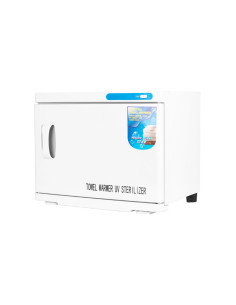 Towel warmer with uv-c 23l sterilizer white
