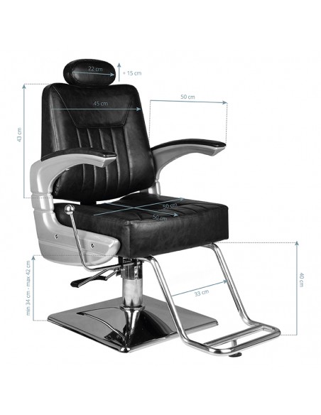 Hair System Barber Chair SM182 black