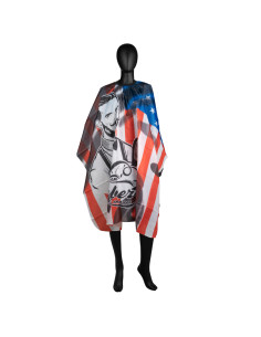 Hairdressing cape J-08