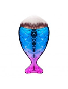 Brush for dusting fish, powder purple-blue