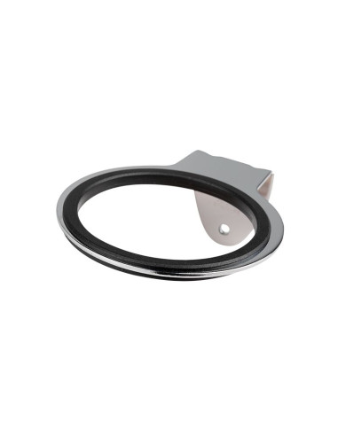 Wall-mounted holder for a hair dryer q96 chrome