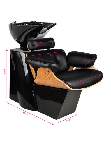 Gabbiano hairdressing wash unit florence black
