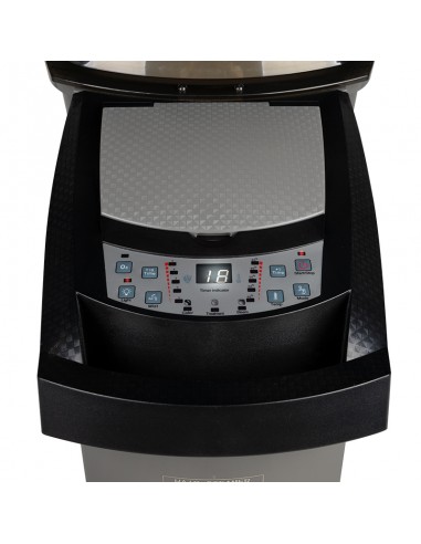 Silver standing hairdressing sauna with active ozone