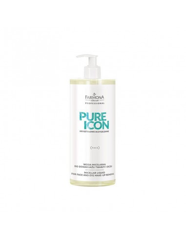 Farmona pure icon micellar water for face and eye make-up removal 500ml
