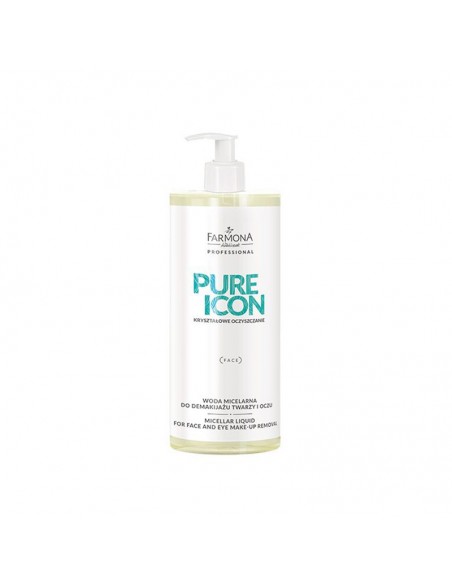 Farmona pure icon micellar water for face and eye make-up removal 500ml