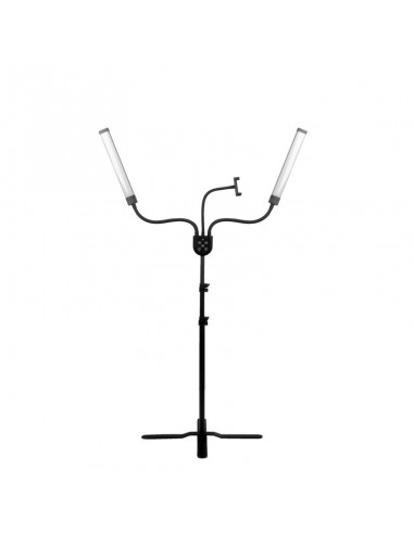 LED lamp for eyelashes and makeup polluks iv type msp-mj-02 black with a remote control