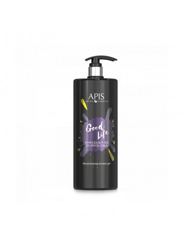 Apis good life moisturizing body wash gel, 1l