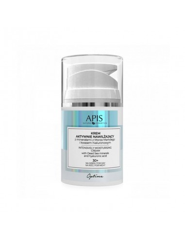 Apis optima, active moisturizing cream with minerals from the Dead Sea and hyaluronic acid, day and night 30+, 50ml