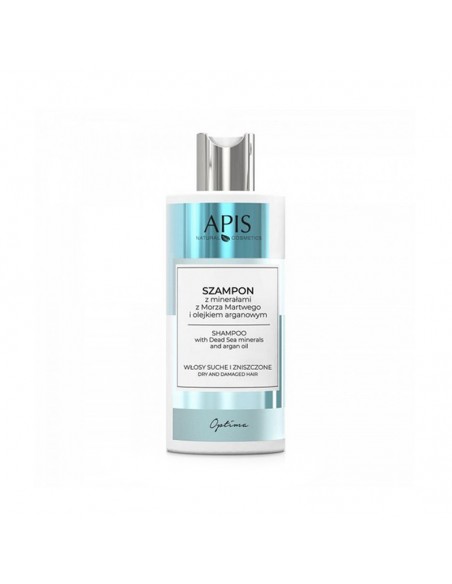 Apis optima, shampoo with minerals from the dead sea and argan oil, 300 ml