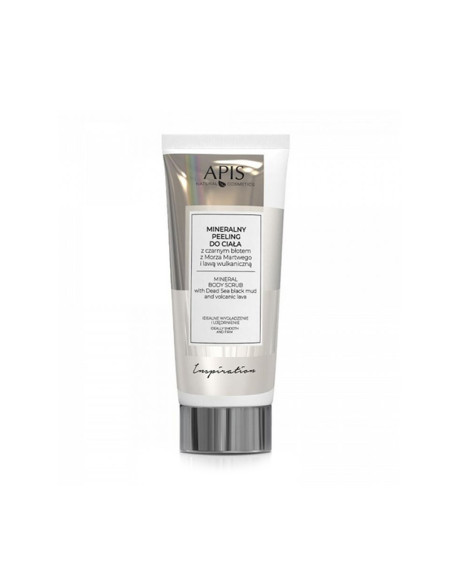 Apis inspiration, mineral body scrub with black mud from the Dead Sea and volcanic lava - anti-cellulite, 200ml