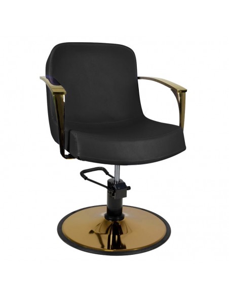 Gabbiano styling chair golden Bologna black