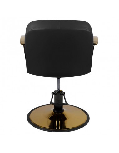 Gabbiano styling chair golden Bologna black