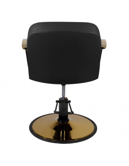 Gabbiano styling chair golden Bologna black