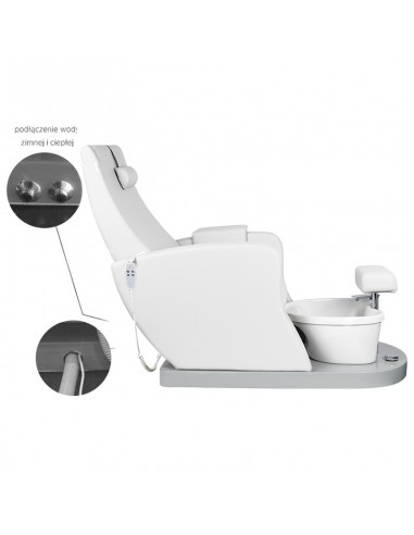 Spa chair for pedicure azzurro 016 white