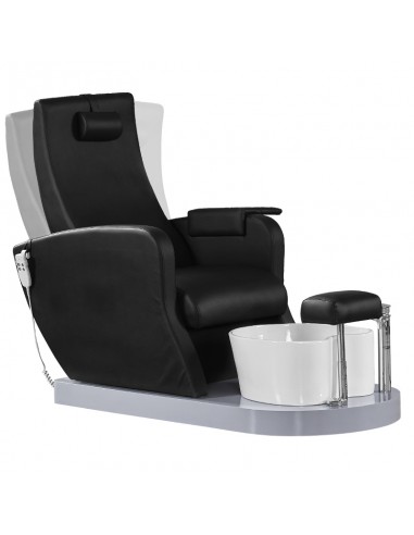 SPA ARMCHAIR FOR PEDICURE AZZURRO 016A BLACK WITH HYDROMASSAGE