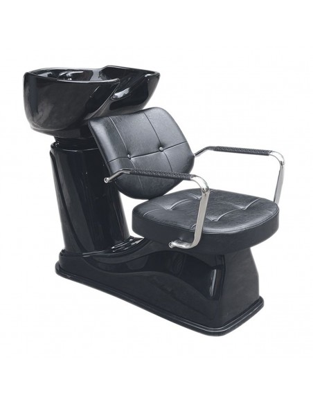 Gabbiano Vigo black hairdressing wash unit