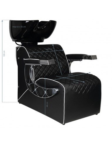 Gabbiano Simone barber hair wash unit black