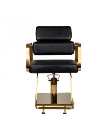 Gabbiano Black Hydraulic Chair porto gold