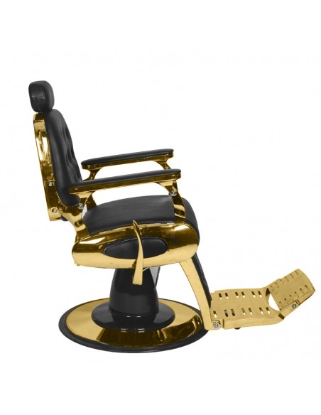 Gabbiano Barber Chair Grancesco black and gold