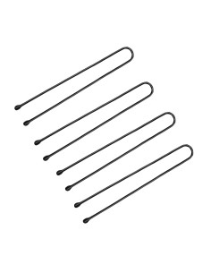 Hairdressing buns for hair e-63 150 pcs 4.9 cm black