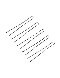 Hairdressing buns for hair e-65 300 pieces 6 cm black