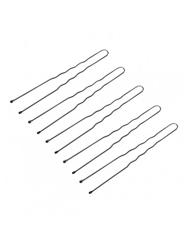 Hairdressing buns for hair e-65 300 pieces 7 cm black