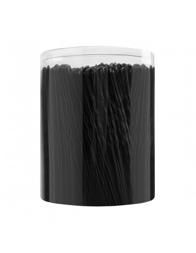 Hairdressing buns for hair e-65 300 pieces 7 cm black