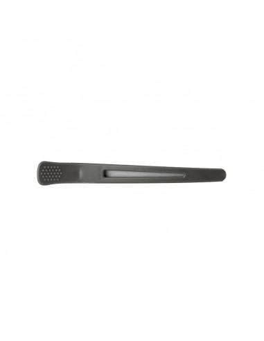 Clamps hairdressing clips for hair e-12b 6 pcs 11.5 cm gray