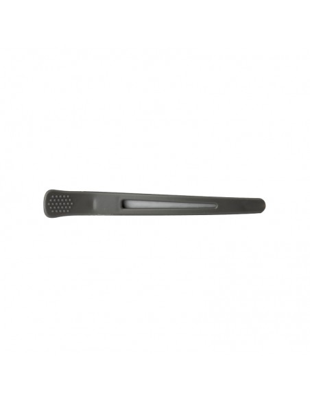 Clamps hairdressing clips for hair e-12b 6 pcs 11.5 cm gray