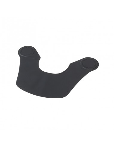 Black protective barber collar