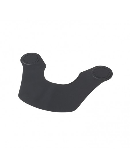 Black protective barber collar