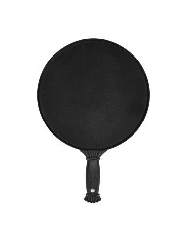 Round barber mirror with handle q-35